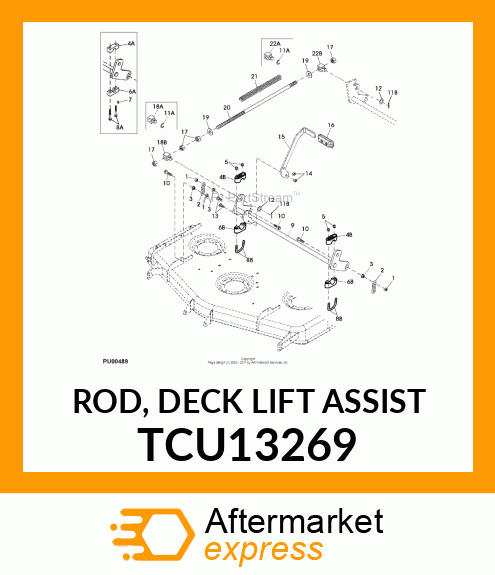 ROD, DECK LIFT ASSIST TCU13269