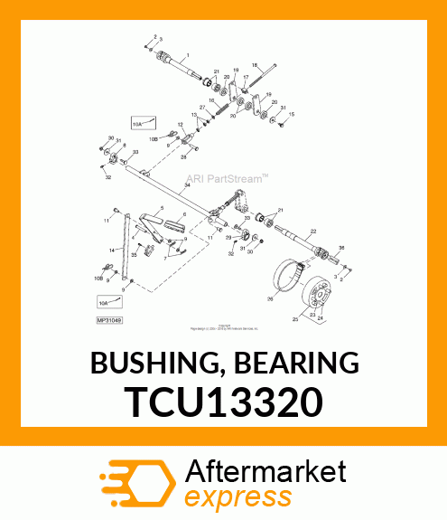 BUSHING, BEARING TCU13320