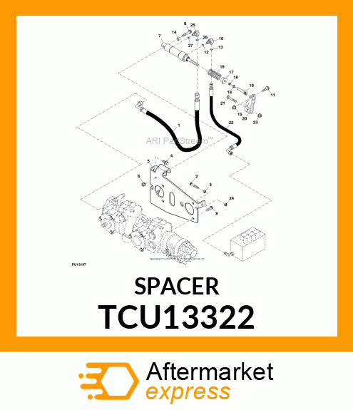 SPACER, STROKE LIMITING TCU13322