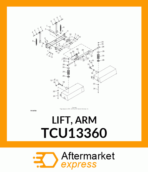 LIFT, ARM TCU13360