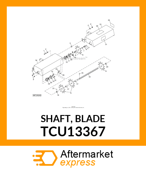 SHAFT, BLADE TCU13367