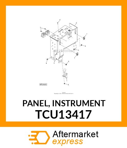 PANEL, INSTRUMENT TCU13417