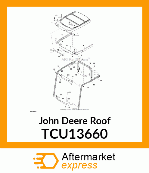 OUTER ROOF TCU13660