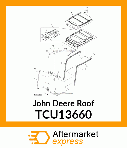 OUTER ROOF TCU13660