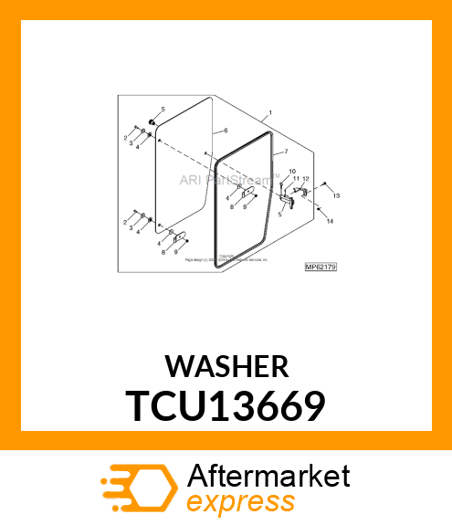 WASHER TCU13669