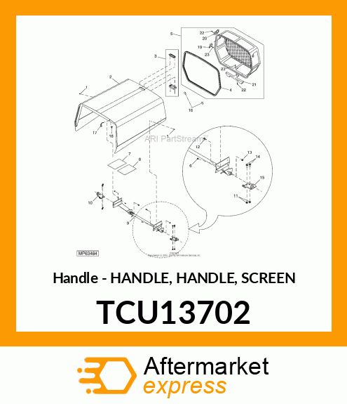 Handle TCU13702