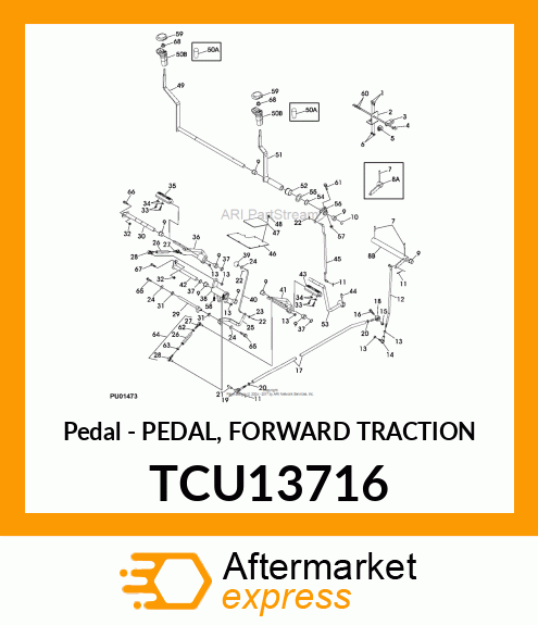 Pedal TCU13716