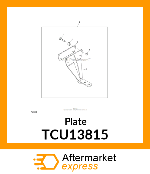 Plate TCU13815