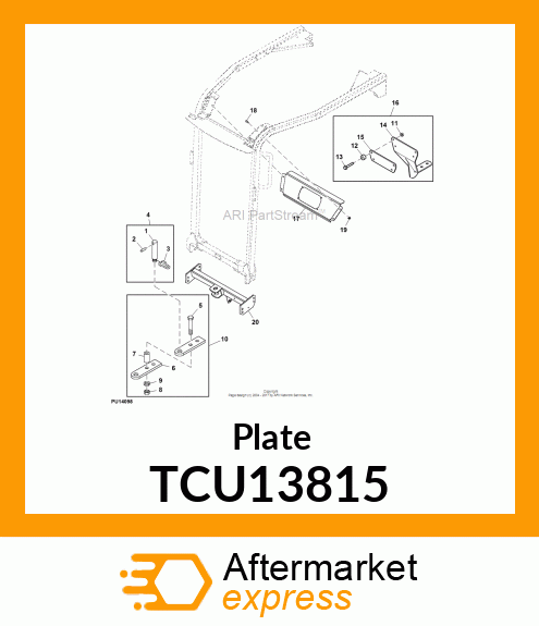 Plate TCU13815