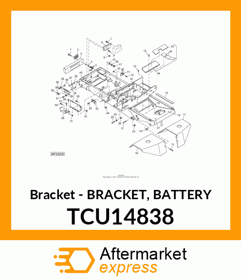 Bracket TCU14838