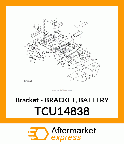 Bracket TCU14838