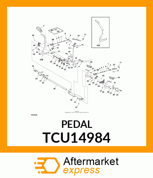 Pedal TCU14984