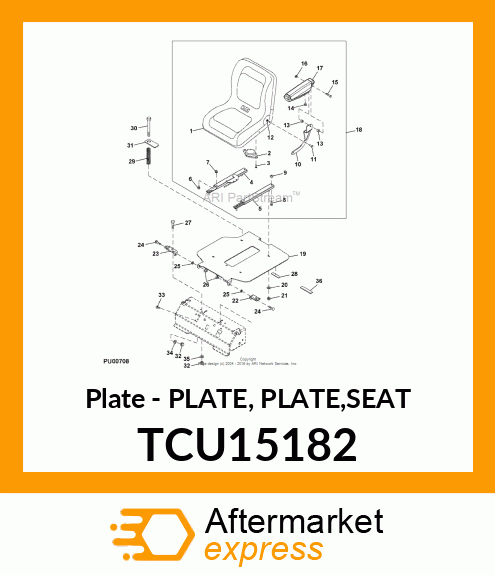 Plate TCU15182