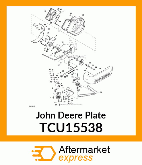 PLATE, WEAR TCU15538