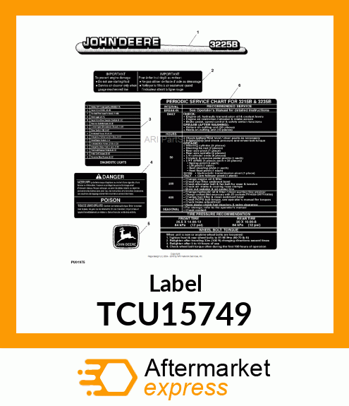Label TCU15749