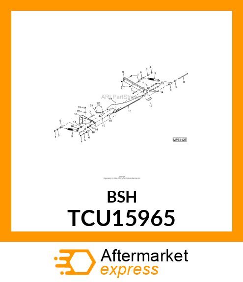 BUSHING, 54" DECK TENSION SPRING AN TCU15965