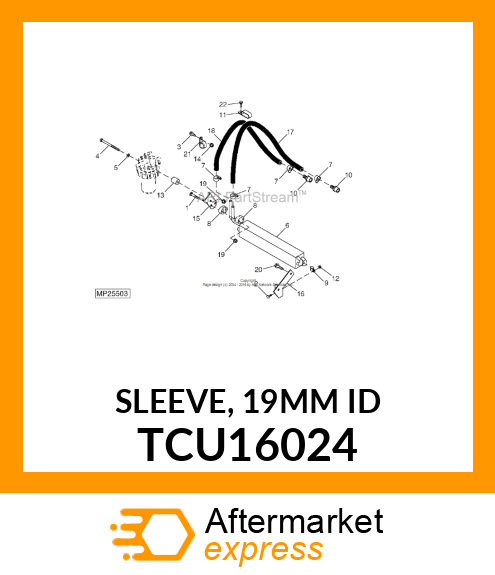 SLEEVE, 19MM ID TCU16024