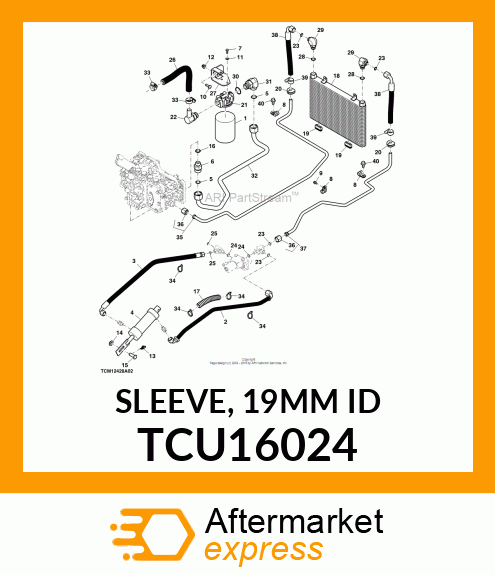 SLEEVE, 19MM ID TCU16024