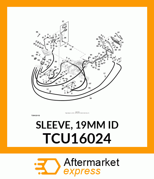 SLEEVE, 19MM ID TCU16024