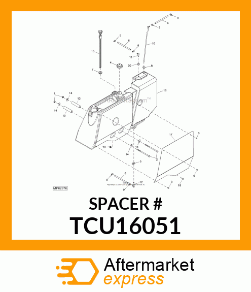 SPACER # TCU16051