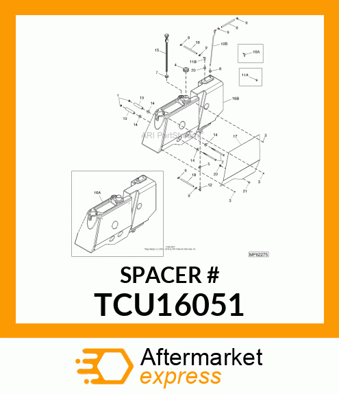 SPACER # TCU16051