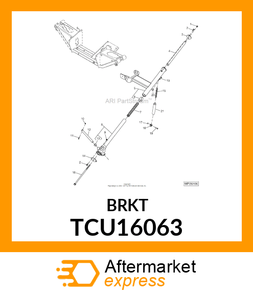 BRACKET, CHAIN MOUNT TCU16063