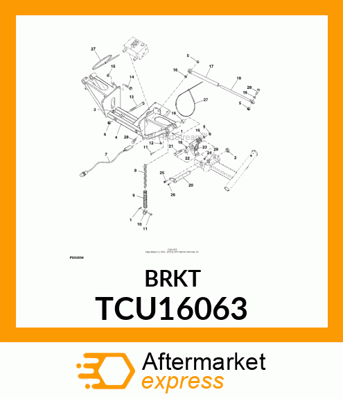 BRACKET, CHAIN MOUNT TCU16063