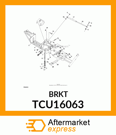 BRACKET, CHAIN MOUNT TCU16063