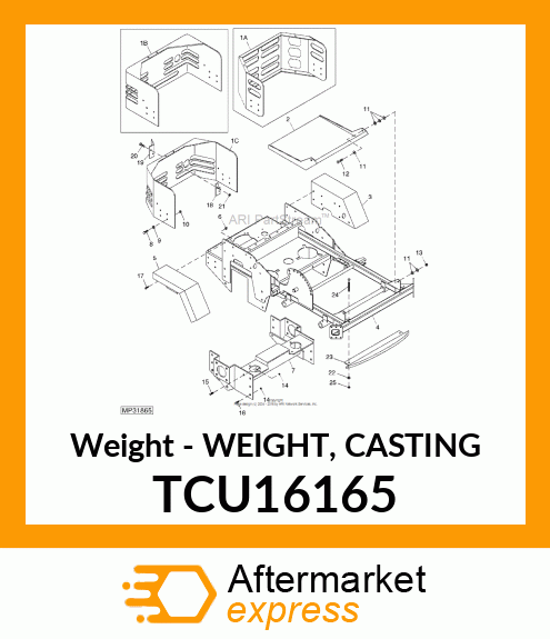 Weight TCU16165