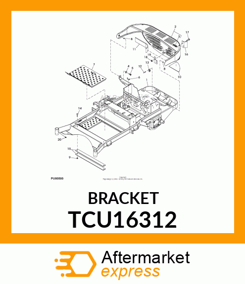 BRACKET TCU16312