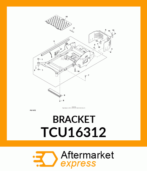 BRACKET TCU16312