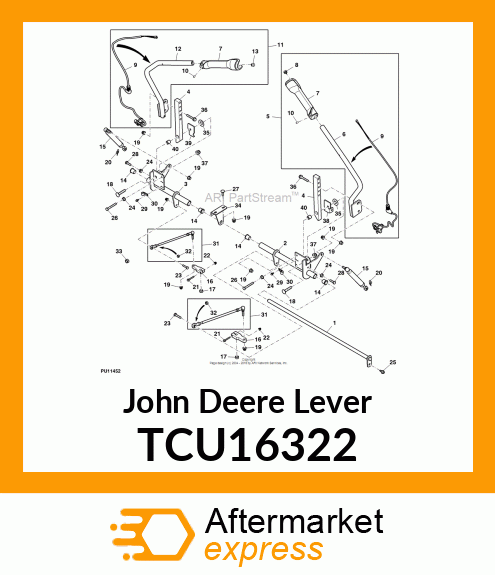 LEVER, PUMP TCU16322