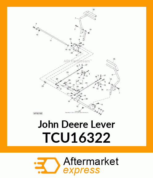 LEVER, PUMP TCU16322