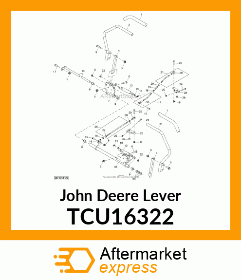 LEVER, PUMP TCU16322