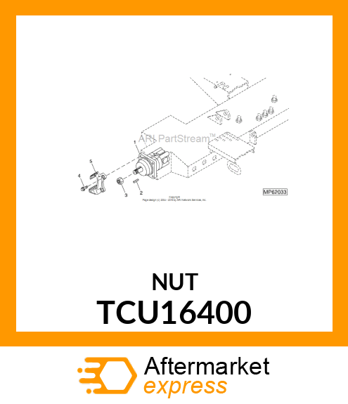 NUT, HUB TCU16400