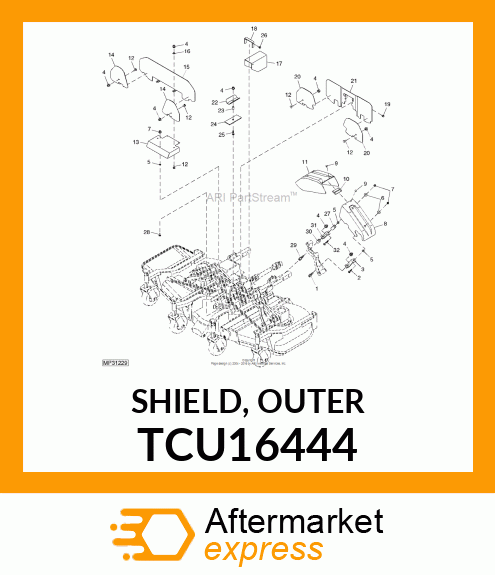 SHIELD, OUTER TCU16444