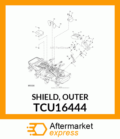 SHIELD, OUTER TCU16444