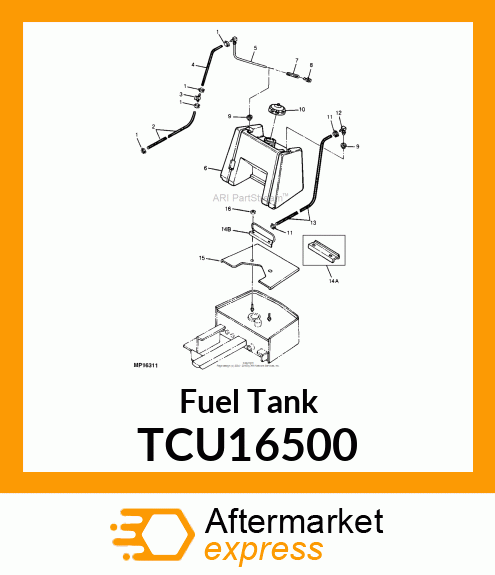 Fuel Tank TCU16500