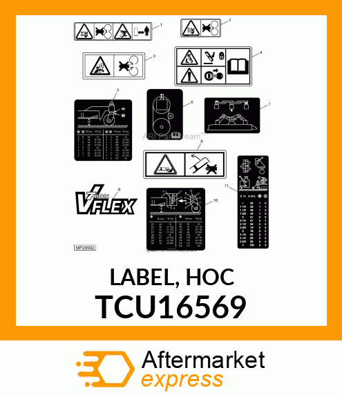 LABEL, HOC TCU16569