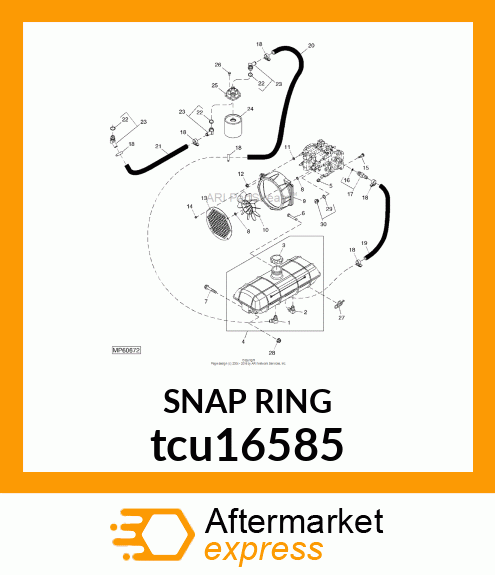 SNAP RING tcu16585