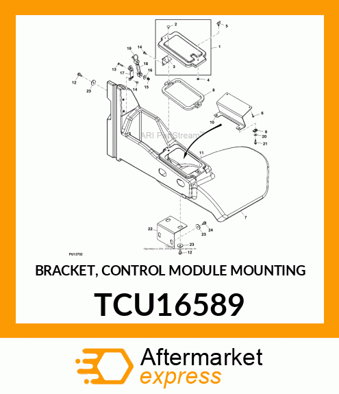 BRACKET, CONTROL MODULE MOUNTING TCU16589