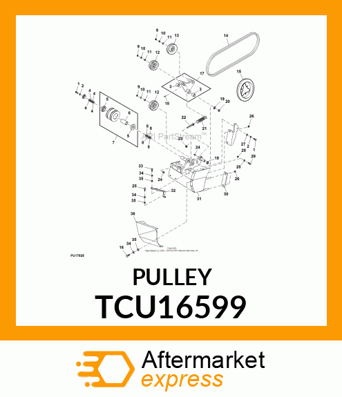 PULLEY TCU16599