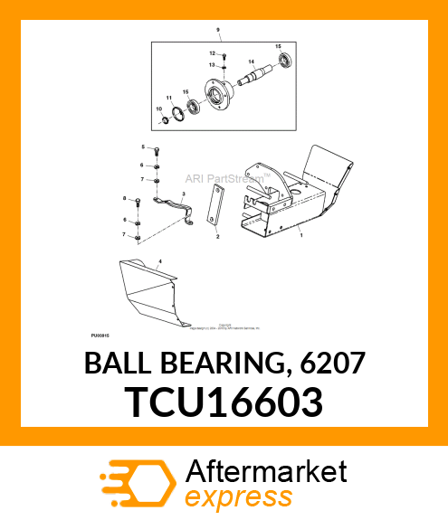 BALL BEARING, 6207 TCU16603