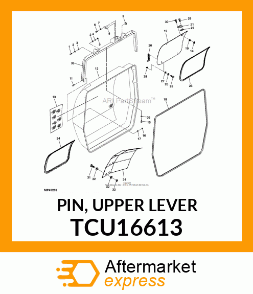 PIN, UPPER LEVER TCU16613