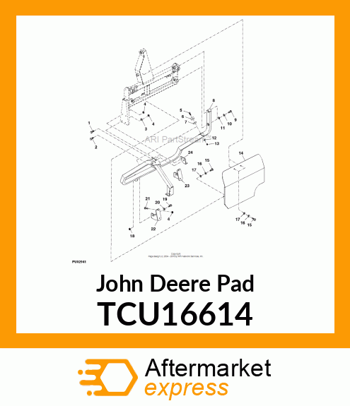 RUBBER PAD TCU16614