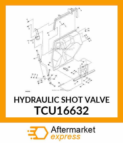 HYDRAULIC SHOT VALVE TCU16632