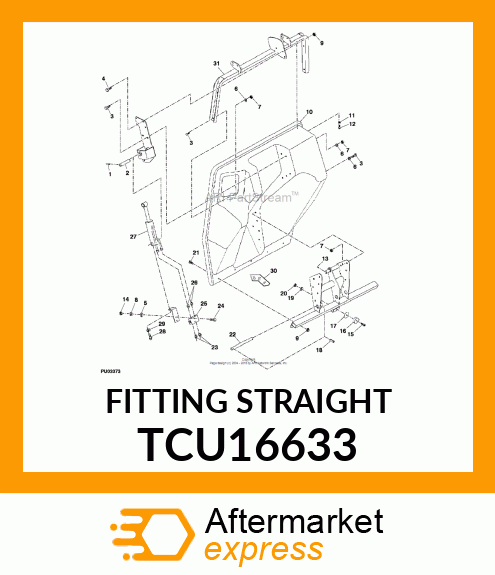 FITTING STRAIGHT TCU16633