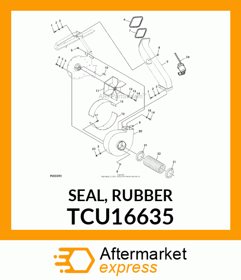 SEAL, RUBBER TCU16635