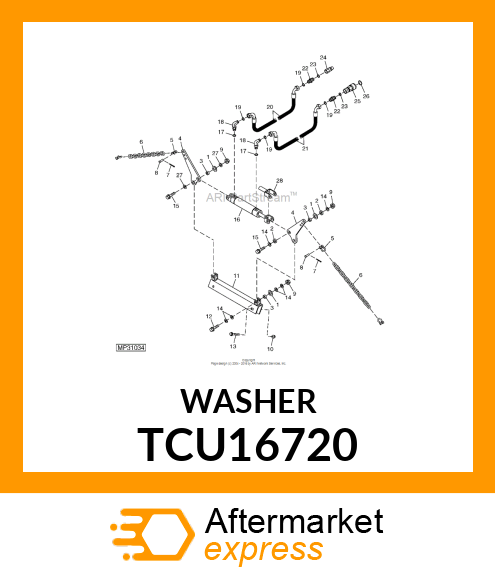 SPACER, 2.28MM TCU16720