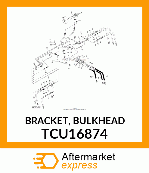 BRACKET, BULKHEAD TCU16874